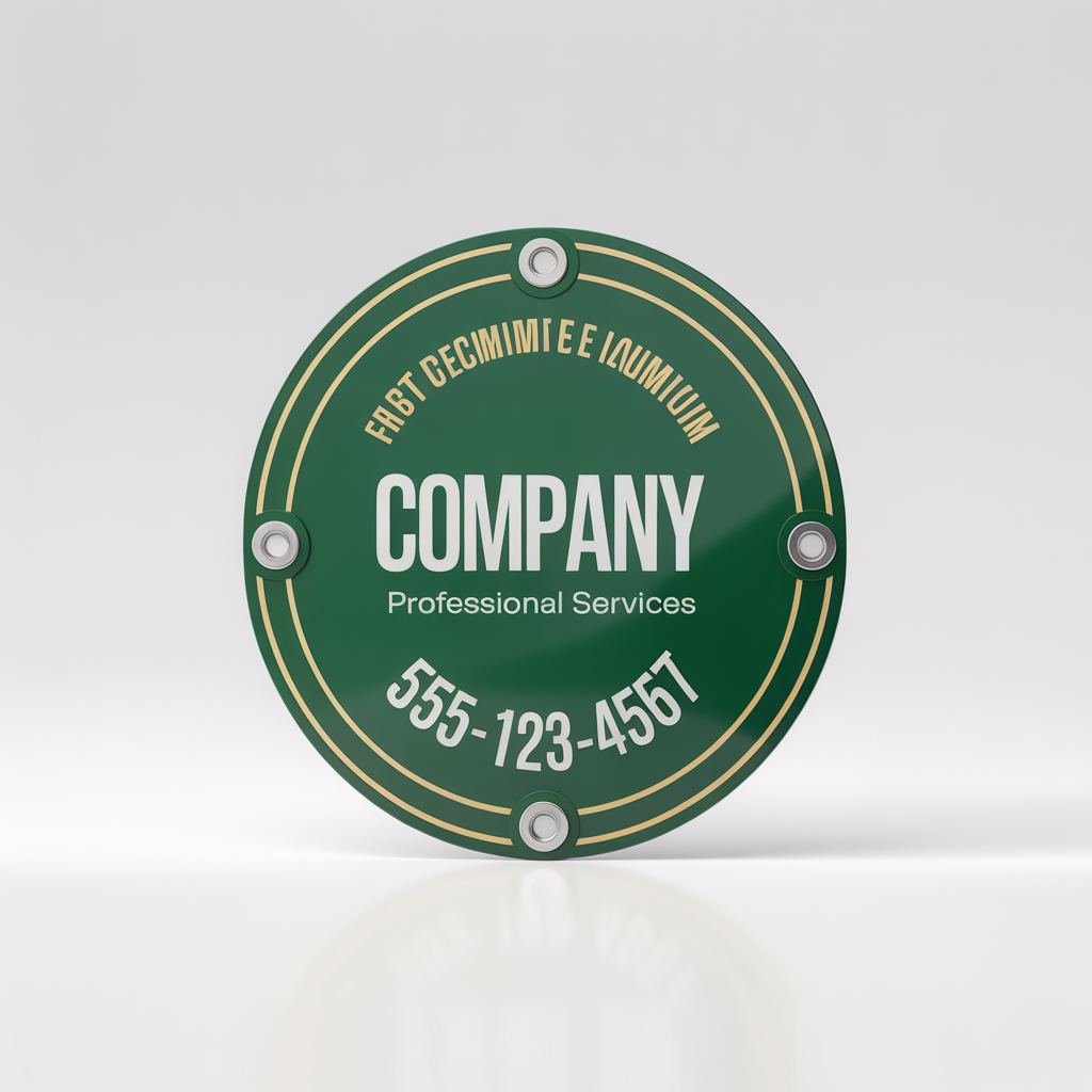 AI Generated Sample Company Sign