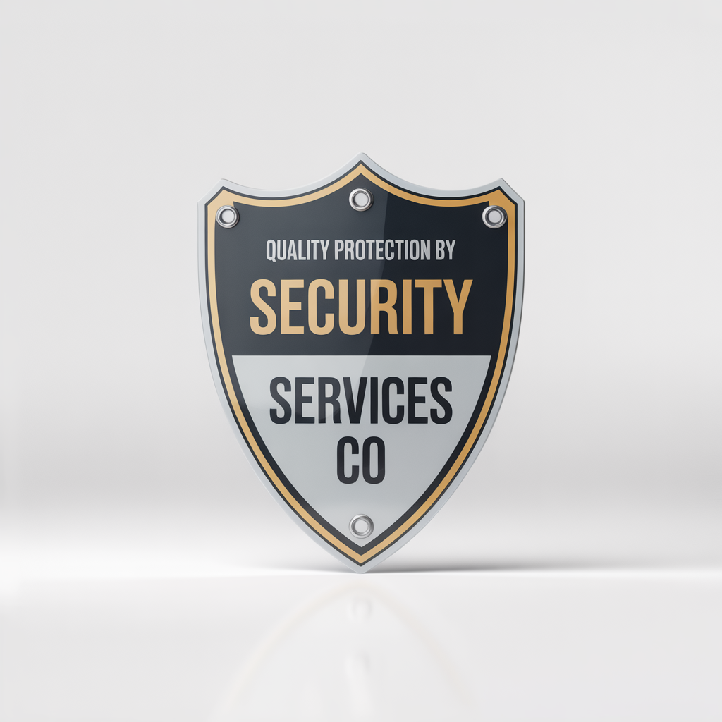AI Generated Security Company Sign